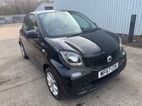 USED 2017 67 SMART FORFOUR 1.0 Passion Hatchback 5dr Petrol Manual Euro 6 (s/s) (71 ps) LOW MILEAGE +12 MONTHS MOT+FRESH SERVICE