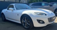 USED 2012 12 MAZDA MX-5 2.0i Venture Roadster 2dr Petrol Manual Euro 5 (160 ps) Climate Control, Satellite Navigation, Touchscreen multi media system, Full Leather interior, Leather Multifunction Steering Wheel, AUX In, Remote Boot Release, Heated Leather Seats, Cruise Control, Xenon Headlamps, Keyless Entry, Rear Parking Sensors, Retractable Roof, 17 inch Dark grey Alloy Wheels.