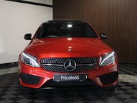 USED 2017 67 MERCEDES-BENZ C-CLASS 3.0 C43 V6 AMG (Premium Plus) Saloon 4dr Petrol G-Tronic+ 4MATIC Euro 6 (s/s) (367 ps) Sunroof I Hyacinth red I FMBSH