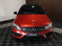 USED 2017 67 MERCEDES-BENZ C-CLASS 3.0 C43 V6 AMG (Premium Plus) Saloon 4dr Petrol G-Tronic+ 4MATIC Euro 6 (s/s) (367 ps) Sunroof I Hyacinth red I FMBSH