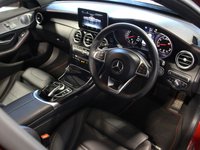 USED 2017 67 MERCEDES-BENZ C-CLASS 3.0 C43 V6 AMG (Premium Plus) Saloon 4dr Petrol G-Tronic+ 4MATIC Euro 6 (s/s) (367 ps) Sunroof I Hyacinth red I FMBSH