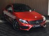 USED 2017 67 MERCEDES-BENZ C-CLASS 3.0 C43 V6 AMG (Premium Plus) Saloon 4dr Petrol G-Tronic+ 4MATIC Euro 6 (s/s) (367 ps) Sunroof I Hyacinth red I FMBSH
