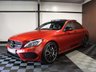 USED 2017 67 MERCEDES-BENZ C-CLASS 3.0 C43 V6 AMG (Premium Plus) Saloon 4dr Petrol G-Tronic+ 4MATIC Euro 6 (s/s) (367 ps) Sunroof I Hyacinth red I FMBSH