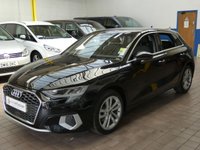 USED 2022 22 AUDI A3 1.5 TFSI 35 Sport Sportback 5dr Petrol S Tronic Euro 6 (s/s) (150 ps) SAT NAV COMFORT AND SOUND PACK LEATHER HEATED SEATS PARKING SENSORS 1 OWNER SERVICE HISTORY WARRANTY