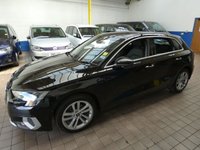 USED 2022 22 AUDI A3 1.5 TFSI 35 Sport Sportback 5dr Petrol S Tronic Euro 6 (s/s) (150 ps) SAT NAV COMFORT AND SOUND PACK LEATHER HEATED SEATS PARKING SENSORS 1 OWNER SERVICE HISTORY WARRANTY