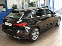 USED 2022 22 AUDI A3 1.5 TFSI 35 Sport Sportback 5dr Petrol S Tronic Euro 6 (s/s) (150 ps) SAT NAV COMFORT AND SOUND PACK LEATHER HEATED SEATS PARKING SENSORS 1 OWNER SERVICE HISTORY WARRANTY