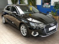 USED 2022 22 AUDI A3 1.5 TFSI 35 Sport Sportback 5dr Petrol S Tronic Euro 6 (s/s) (150 ps) SAT NAV COMFORT AND SOUND PACK LEATHER HEATED SEATS PARKING SENSORS 1 OWNER SERVICE HISTORY WARRANTY
