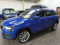 USED 2021 21 SKODA KAROQ 1.5 TSI ACT SE L SUV 5dr Petrol DSG Euro 6 (s/s) (150 ps) SAT NAV PART LEATHER HEATED SEATS REA VIEW CAMERA CRUISE CONTROL PARKING SENSORS 1 OWNER SERVICE HISTORY