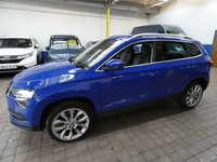 USED 2021 21 SKODA KAROQ 1.5 TSI ACT SE L SUV 5dr Petrol DSG Euro 6 (s/s) (150 ps) SAT NAV PART LEATHER HEATED SEATS REA VIEW CAMERA CRUISE CONTROL PARKING SENSORS 1 OWNER SERVICE HISTORY
