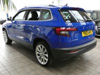 USED 2021 21 SKODA KAROQ 1.5 TSI ACT SE L SUV 5dr Petrol DSG Euro 6 (s/s) (150 ps) SAT NAV PART LEATHER HEATED SEATS REA VIEW CAMERA CRUISE CONTROL PARKING SENSORS 1 OWNER SERVICE HISTORY