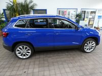 USED 2021 21 SKODA KAROQ 1.5 TSI ACT SE L SUV 5dr Petrol DSG Euro 6 (s/s) (150 ps) SAT NAV PART LEATHER HEATED SEATS REA VIEW CAMERA CRUISE CONTROL PARKING SENSORS 1 OWNER SERVICE HISTORY