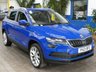 USED 2021 21 SKODA KAROQ 1.5 TSI ACT SE L SUV 5dr Petrol DSG Euro 6 (s/s) (150 ps) SAT NAV PART LEATHER HEATED SEATS REA VIEW CAMERA CRUISE CONTROL PARKING SENSORS 1 OWNER SERVICE HISTORY