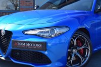 USED 2020 20 ALFA ROMEO GIULIA 2.0T Veloce Ti Saloon 4dr Petrol Auto Euro 6 (s/s) (280 ps) MISANO BLUE / FULL HISTORY