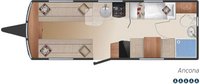 USED 2018 BAILEY PEGASUS GT70 ANCONA Caravan 