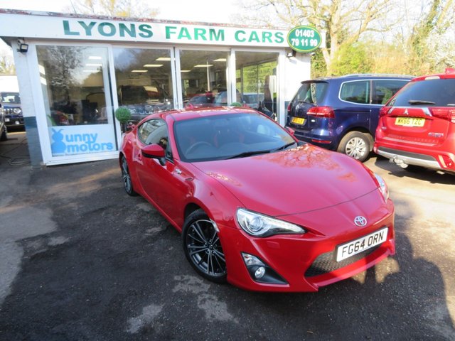 2014 64 Toyota Gt86 2.0 Boxer D-4S Coupe 2dr Petrol Manual Euro 5 (200 ps)