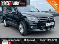 USED 2015 15 VOLKSWAGEN TIGUAN 2.0 TDI BlueMotion Tech Match SUV 5dr Diesel Manual 4WD Euro 6 (s/s) (150 ps) FULL SERVICE HISTORY 2 KEYS BOOK PACK SERVICED AS REQUIRED AND 1 YEAR MOT WITHIN THE SALE