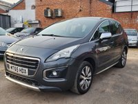 USED 2015 65 PEUGEOT 3008 1.6 HDi Active SUV 5dr Diesel ETG Euro 5 (s/s) (115 ps) Auto_&pound;20 Tax_Low Miles_1.6L_Ulez