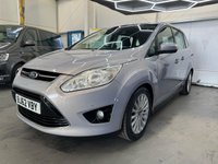 USED 2012 62 FORD GRAND C-MAX 1.6 TDCi Titanium MPV 5dr Diesel Manual Euro 5 (115 ps) 7 Seats, Park Assist, 1 Previous Owner