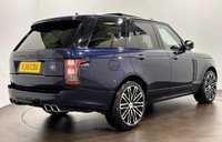 USED 2015 15 LAND ROVER RANGE ROVER 4.4 SD V8 Vogue SE SUV 5dr Diesel Auto 4WD Euro 5 (339 ps) Hosting a generous specification, Head up display, Sliding panoramic roof, Adaptive xenon led signature lights, full size spare, rear centre console, striking loire metallic blue, contrast ivory full leather interior complete service record
