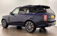 USED 2015 15 LAND ROVER RANGE ROVER 4.4 SD V8 Vogue SE SUV 5dr Diesel Auto 4WD Euro 5 (339 ps) Hosting a generous specification, Head up display, Sliding panoramic roof, Adaptive xenon led signature lights, full size spare, rear centre console, striking loire metallic blue, contrast ivory full leather interior complete service record