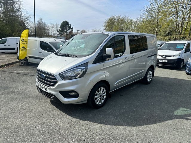 2018 18 Ford Transit Custom 2.0 300 EcoBlue Limited Crew Van Double Cab 5dr Diesel Manual L1 H1 Euro 6 (6 Seat) (130 ps)