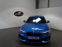 USED 2018 68 BMW 1 SERIES 1.5 118i M Sport Shadow Edition Hatchback 3dr Petrol Auto Euro 6 (s/s) (136 ps) SAT NAV LEATHER CRUISE H/KARDON PARK SENSORS ONLY 8000 MILES