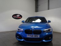 USED 2018 68 BMW 1 SERIES 1.5 118i M Sport Shadow Edition Hatchback 3dr Petrol Auto Euro 6 (s/s) (136 ps) SAT NAV LEATHER CRUISE H/KARDON PARK SENSORS ONLY 8000 MILES