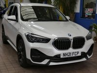 USED 2021 21 BMW X1 1.5 25e 10kWh Sport SUV 5dr Petrol Plug-in Hybrid Auto xDrive Euro 6 (s/s) (220 ps) SAT NAV PART LEATHER ANDROID APPLE CARPLAY PARKING SENSORS 1 OWNER SERVICE HISTORY WARRANTY