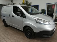 USED 2020 20 NISSAN e-NV200 40kWh Acenta Panel Van 5dr Electric Auto SWB (Quick Charge) (109 ps) AIR CON BLUETOOTH REAR CAMERA