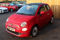 USED 2017 17 FIAT 500 1.2 Lounge Hatchback 3dr Petrol Manual Euro 6 (s/s) (69 bhp) VIEW AND RESERVE ONLINE OR CALL 01527-853940 FOR MORE INFO.