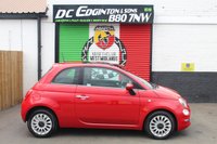USED 2018 18 FIAT 500 1.2 Lounge Hatchback 3dr Petrol Manual Euro 6 (s/s) (69 bhp) FINISHED IN PASODOBLE RED