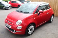 USED 2018 18 FIAT 500 1.2 Lounge Hatchback 3dr Petrol Manual Euro 6 (s/s) (69 bhp) FINISHED IN PASODOBLE RED