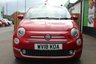 USED 2018 18 FIAT 500 1.2 Lounge Hatchback 3dr Petrol Manual Euro 6 (s/s) (69 bhp) FINISHED IN PASODOBLE RED