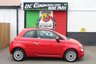 USED 2018 18 FIAT 500 1.2 Lounge Hatchback 3dr Petrol Manual Euro 6 (s/s) (69 bhp) FINISHED IN PASODOBLE RED