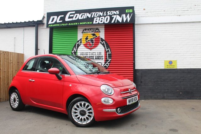 2018 18 Fiat 500 1.2 Lounge Hatchback 3dr Petrol Manual Euro 6 (s/s) (69 bhp)