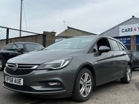 USED 2018 68 VAUXHALL ASTRA 1.6 CDTi ecoFLEX Design Sports Tourer 5dr Diesel Manual Euro 6 (s/s) (110 ps) 