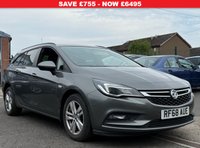 USED 2018 68 VAUXHALL ASTRA 1.6 CDTi ecoFLEX Design Sports Tourer 5dr Diesel Manual Euro 6 (s/s) (110 ps) 