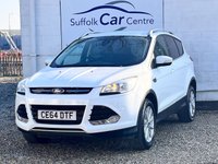 USED 2014 64 FORD KUGA 2.0 TDCi Titanium SUV 5dr Diesel Manual 2WD Euro 6 (s/s) (150 ps) www.suffolkcarcentre.co.uk - Located at Lowestoft