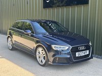 USED 2017 17 AUDI A3 2.0 TFSI S line Sportback 5dr Petrol S Tronic Euro 6 (s/s) (190 ps) 