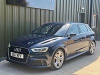 USED 2017 17 AUDI A3 2.0 TFSI S line Sportback 5dr Petrol S Tronic Euro 6 (s/s) (190 ps) 