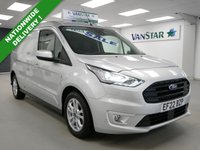 USED 2022 22 FORD TRANSIT CONNECT 1.5 EBL 120 BHP L2 250 LONG LIMITED ( SAT NAV ) 1 OWNER | SAT NAV | L2 LONG | 3 X SEATS