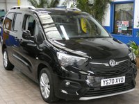USED 2021 70 VAUXHALL COMBO LIFE 1.2 Turbo Elite XL MPV 5dr Petrol Auto Euro 6 (s/s) (130 ps) 7 SEAT SAT NAV REAR VIEW CAMERA  CRUISE CONTROL PARKING SENSORS 1 OWNERS EXCELLENT SERVICE HISTORY