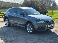 USED 2013 X AUDI Q3 2.0 TDI S line SUV 5dr Diesel Manual quattro Euro 5 (s/s) (177 ps) GREAT SPEC QUATTRO 4WD
