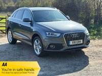 USED 2013 X AUDI Q3 2.0 TDI S line SUV 5dr Diesel Manual quattro Euro 5 (s/s) (177 ps) GREAT SPEC QUATTRO 4WD