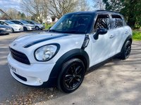 USED 2016 16 MINI COUNTRYMAN 1.6 Cooper SUV 5dr Petrol Auto Euro 6 (122 ps) ULEZ Compliant Mini Automatic With Over &pound;7000 Of Optional Equipment !