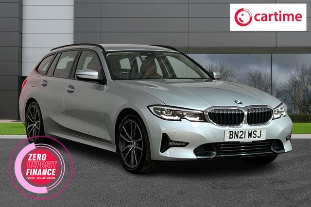 View our BMW 3 Series 2.0 320i Sport Touring 5dr Petrol Auto Euro 6 (s/s) (184 ps) BMW Live Cockpit, Bluetooth, DAB - Digital Radio, Cruise Control, Front / Rear Parking Sensors