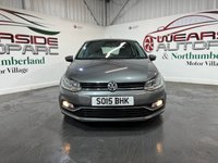 USED 2015 15 VOLKSWAGEN POLO 1.2 TSI BlueMotion Tech SE Hatchback 5dr Petrol Manual Euro 6 (s/s) (90 ps) Euro 6, 2 keys, FSH, alloys, A/C
