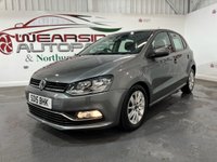 USED 2015 15 VOLKSWAGEN POLO 1.2 TSI BlueMotion Tech SE Hatchback 5dr Petrol Manual Euro 6 (s/s) (90 ps) Euro 6, 2 keys, FSH, alloys, A/C