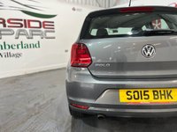 USED 2015 15 VOLKSWAGEN POLO 1.2 TSI BlueMotion Tech SE Hatchback 5dr Petrol Manual Euro 6 (s/s) (90 ps) Euro 6, 2 keys, FSH, alloys, A/C