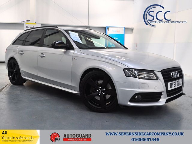 2011 61 Audi A4 Avant 2.0 TFSI Black Edition Estate 5dr Petrol S Tronic quattro Euro 5 (211 ps)